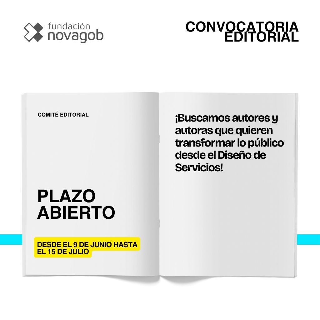 📢 ¡ÚLTIMA LLAMADA para mentes innovadoras! Hoy cerramos la convocatoria de #EditorialNovaGob

Si tu proyecto transforma la administración con un Diseño de Servicios Públicos centrado en las personas, ¡queremos leerte! 📚 

✨ novagob.org/publicaciones-…