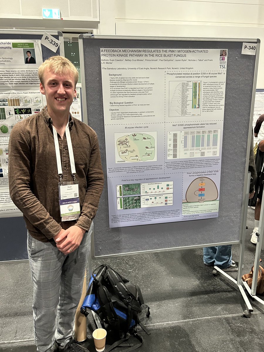 Here is ⁦<a href="/EuanCawston/">Euan Cawston</a>⁩ at his poster. #2025ISMPMI #proudsupervisor