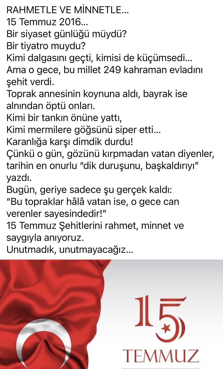 🔻#15Temmuz