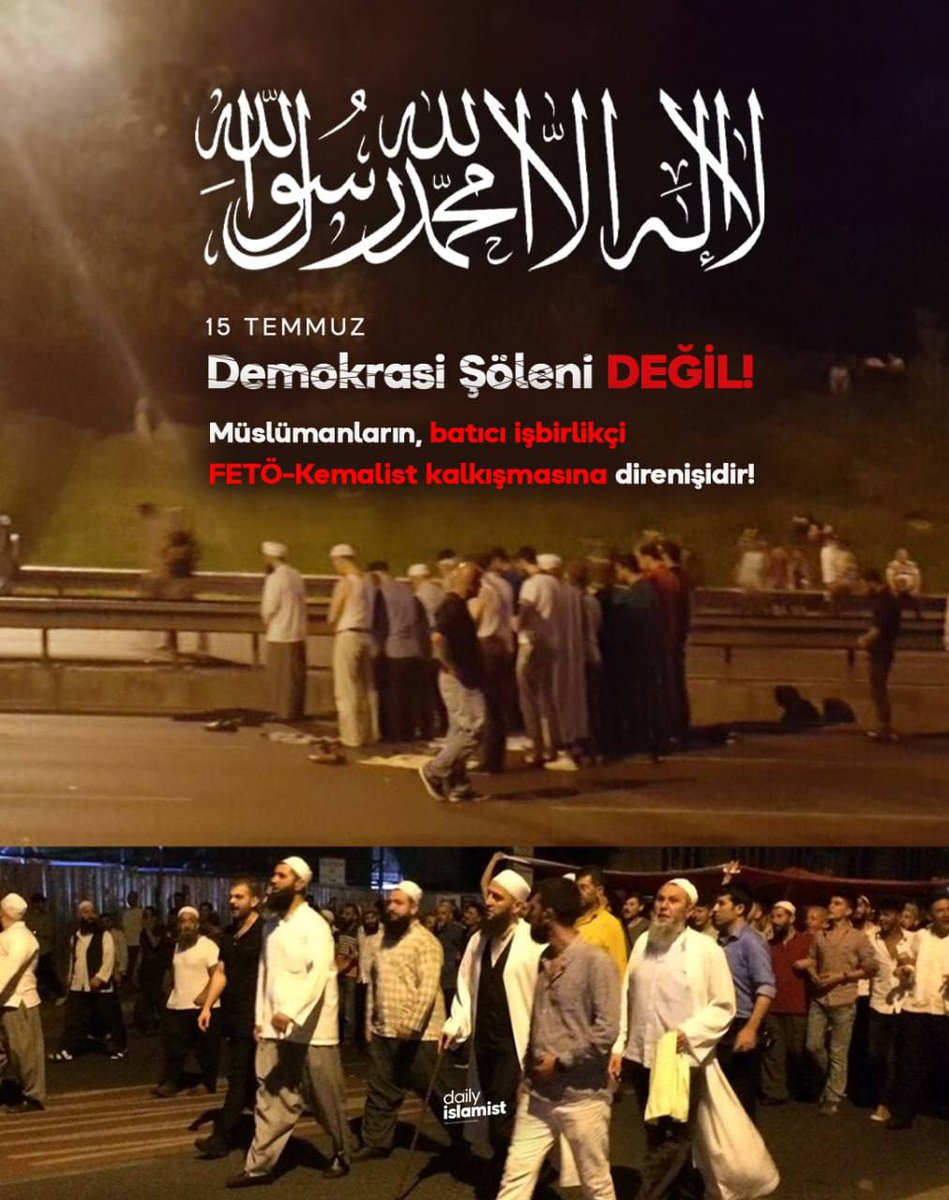 15 Temmuz bir milletin Fetö ve Ketö ye karşı hem vatanını hem devletini hem de dinini koruduğu gündür. Şehitlerimize ALLAH'tan rahmet diliyorum. 🇹🇷

#15Temmuz