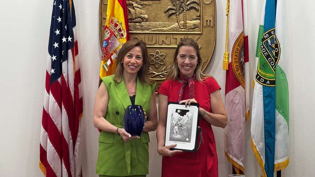 He anunciado en el Debate del Estado de la Ciudad que ya hemos iniciado los trámites para el primer acuerdo de hermanamiento de Zaragoza con Estados Unidos. 
Miami-Dade County será nuestro socio para intercambio de talento, turismo e inversiones. Fruto de nuestras misiones