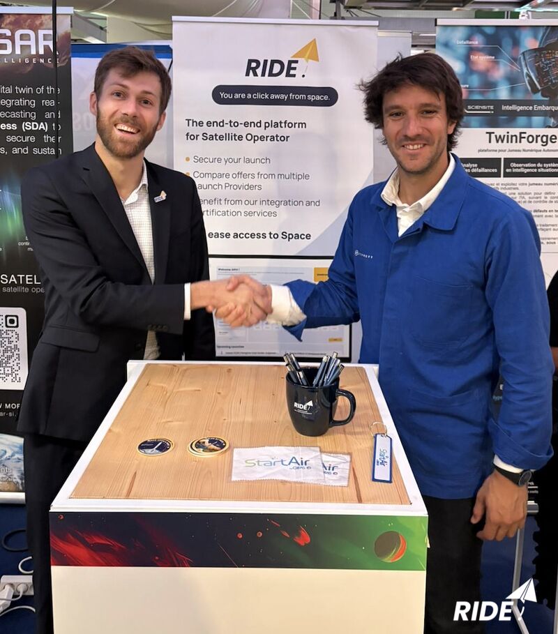 RIDE! space (@ridespace1) on Twitter photo ๐จ Big news from <a href="/AssisesNEWSPACE/">โ
Les Assises du NewSpace - Saison 4 โ
</a> in Paris!
We're teaming up with Skynopy to offer a fully integrated launch-to-connectivity service for satellite operators.
From liftoff to data downlink: faster, simpler & smarter.
Read more here: ridespace.io/newsroom ๐จ Big news from <a href="/AssisesNEWSPACE/">โ
Les Assises du NewSpace - Saison 4 โ
</a> in Paris!
We're teaming up with Skynopy to offer a fully integrated launch-to-connectivity service for satellite operators.
From liftoff to data downlink: faster, simpler & smarter.
Read more here: ridespace.io/newsroom