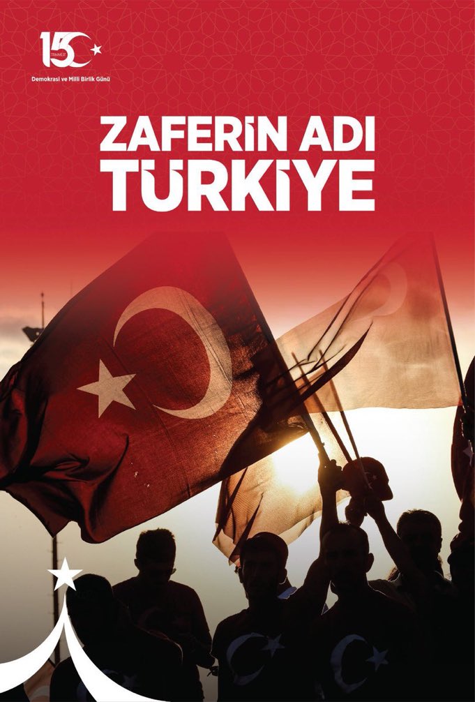 🇹🇷 15 Temmuz Demokrasi ve Millî Birlik Günü

Şehitlerimizi rahmetle, gazilerimizi minnetle anıyoruz.

#15Temmuz