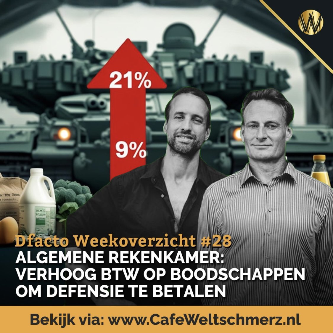 cafeweltschmerz's tweet image. Algemene Rekenkamer: verhoog btw op boodschappen om Defensie te betalen
Week 28 legt wederom de oorlogspropagandamachine bloot.
Verkiezingen vol nonvaleurs kondigen op 29 oktober een nieuwe klucht aan.
Intussen drukt een demissionair kabinet stiekem nog wetten door voor The…