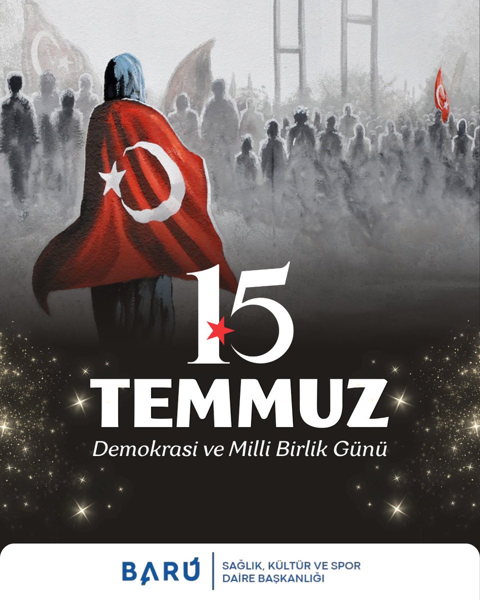 15 Temmuz şehitleri başta olmak üzere tüm şehitlerimizi rahmet ve minnetle anıyor, gazilerimize şükranlarımızı sunuyoruz. #15Temmuz