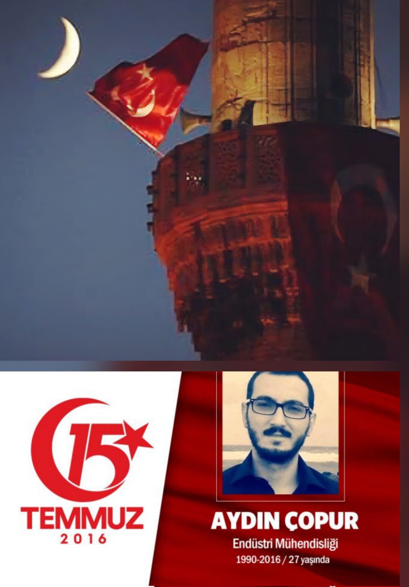 TÜM ŞEHİTLERİMİZİN MEKANLARI CENNET,
RUHLARI ŞAD OLSUN.🤲
#15Temmuz
#ZaferinAdıTürkiye🇹🇷