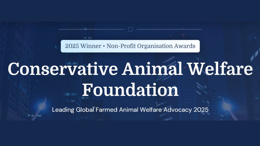 We are excited to announce that Conservative Animal Welfare Foundation was named 'Leading Global Farmed Animal Welfare Advocacy 2025' in the <a href="/acquisition_int/">Acquisition Intl</a> Non-Profit Organisation Awards 2025 🏆

acquisition-international.com/acquisition-in…