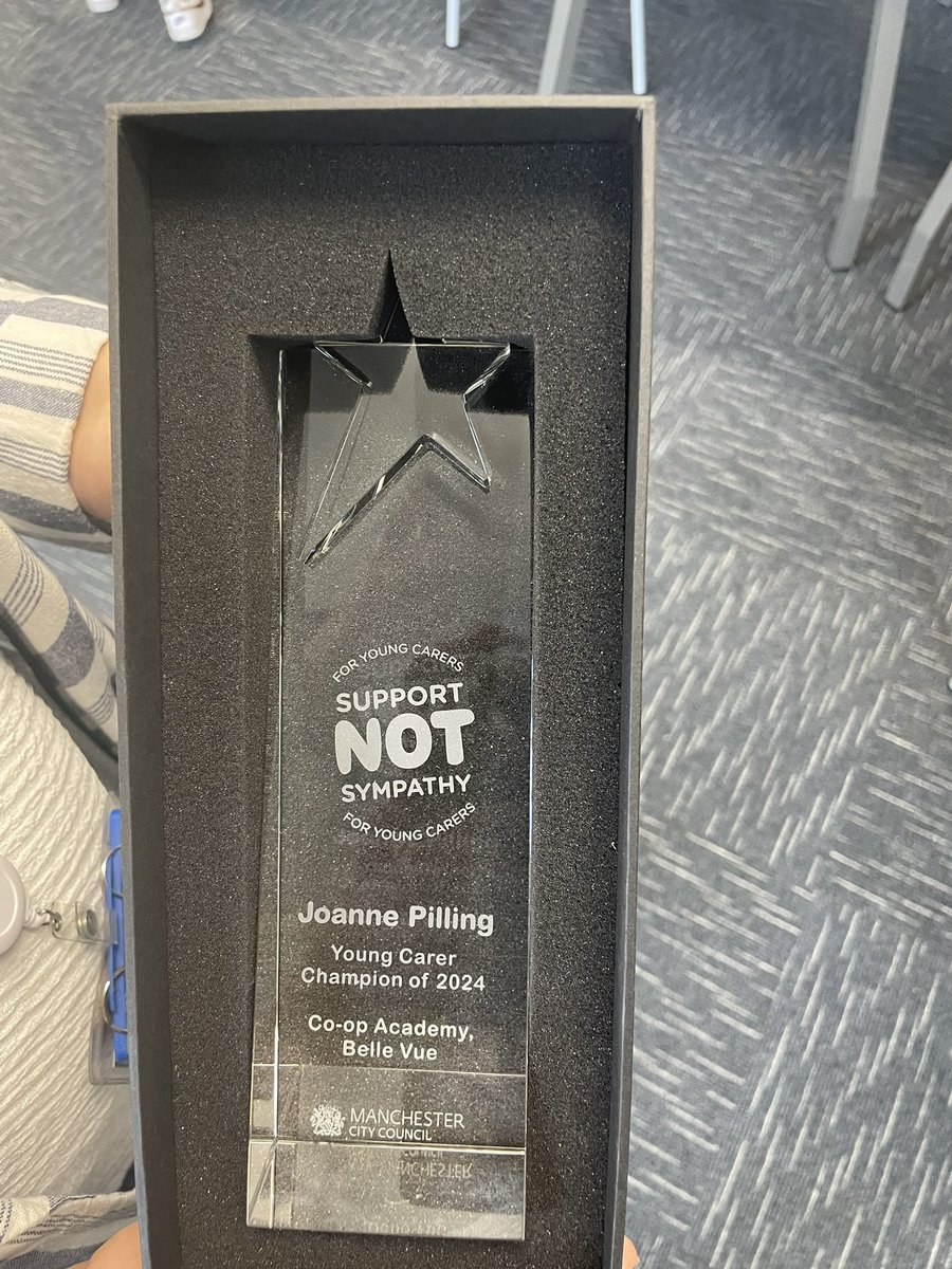 A massive congratulations to Miss Pilling who has been awarded the Young Carer Champion of 2024 🩵

#TheBelleVueDifference