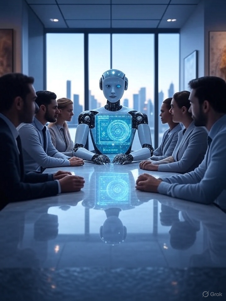 some companies are starting to devolve an administrative seat to AI. it helps to put all the subjects on the table. governments should follow.