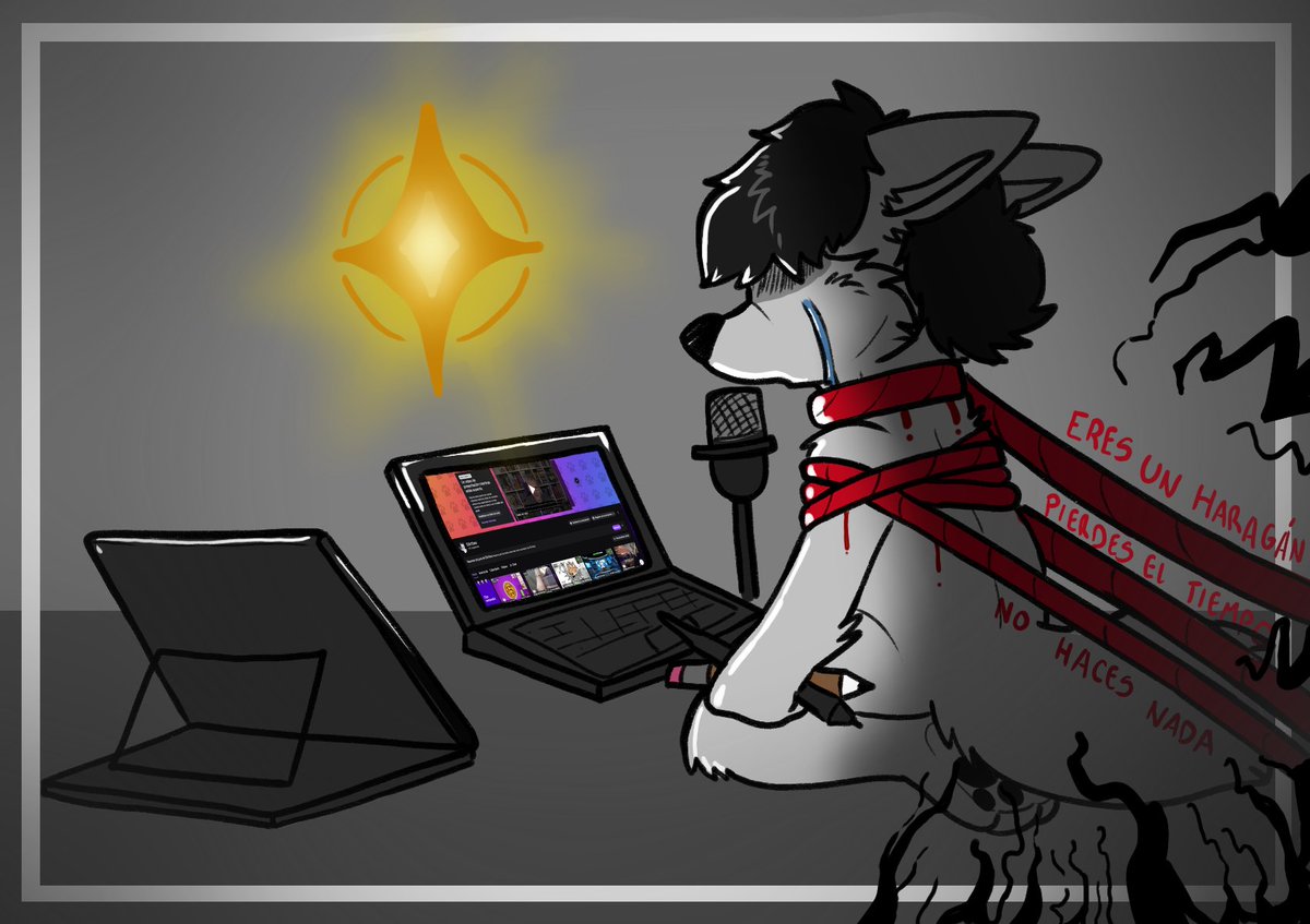 Trabajo en silencio, entre líneas y luces,
mientras mi entorno me llama haragán por no entender mi camino.
Me llaman lo que me duele, pero no saben que cada día lucho en silencio por no rendirme y seguir viviendo de lo que amo.