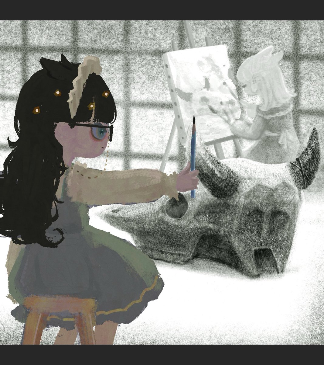 _r0g7b_'s tweet image. 見ている世界
#リヴリーホムイラスト