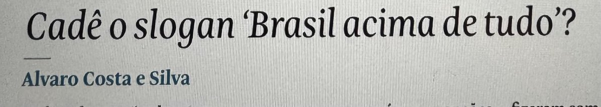 LenioStreck's tweet image. Um título que diz tudo, na Folha de hoje!!