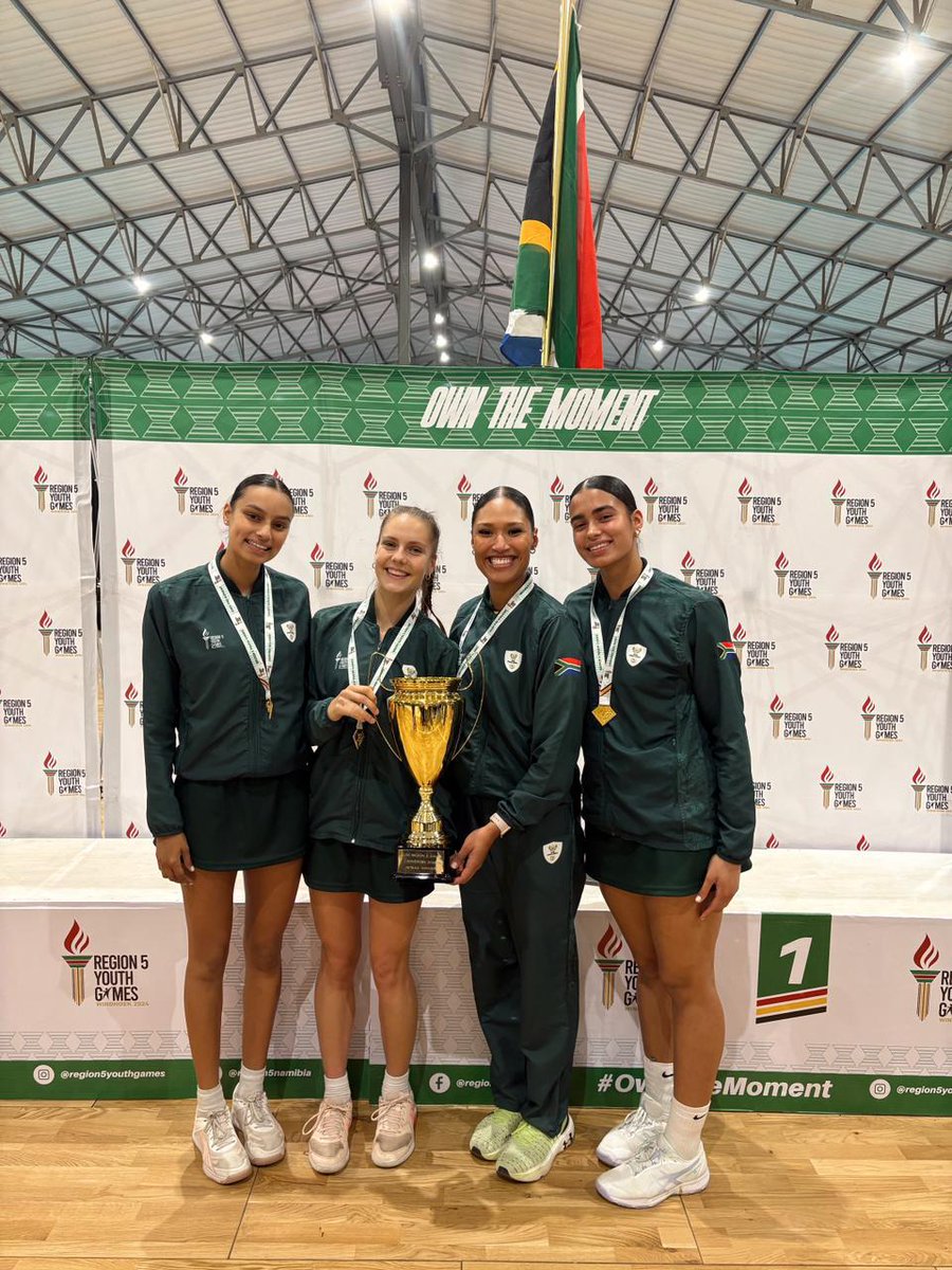 Maties Sport (@matiessport) on Twitter photo Champions of the court! ๐ฟ๐ฆ
Maties Netball shines bright as Region 5 Youth Games netball winners! Congratulations to Zahrah Noah, Lara Ehlers, coach Sasha-lee Petersen and Kristen mc Gregor ๐ 
#matiessport #maroonmachine #gooimielies Champions of the court! ๐ฟ๐ฆ
Maties Netball shines bright as Region 5 Youth Games netball winners! Congratulations to Zahrah Noah, Lara Ehlers, coach Sasha-lee Petersen and Kristen mc Gregor ๐ 
#matiessport #maroonmachine #gooimielies