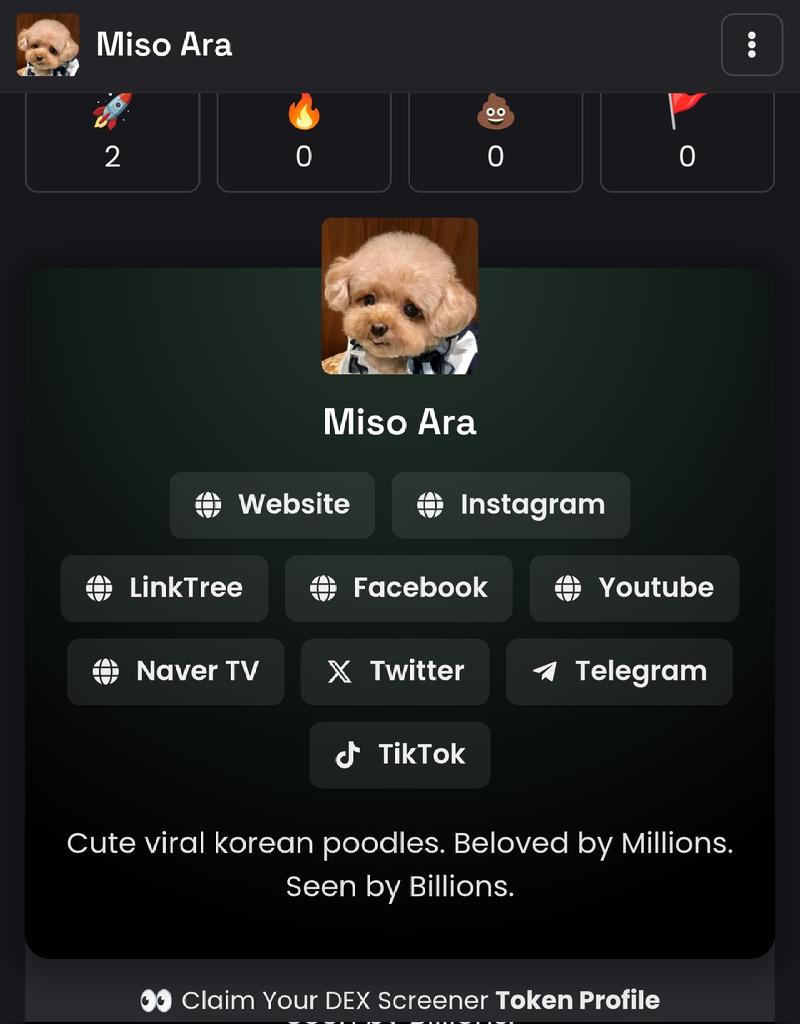 Neme (@neme_swat) on Twitter photo No one is talking about $miso on bonk yet sub 100k, that's your sign 🚀🚀
E1djYeea4ctvc284VXUi4ociAtN4q3WMUtAMf3xybonk
<a href="/Miso_Ara_/">Miso</a> <a href="/SolportTom/">Tom</a> <a href="/theunipcs/">Unipcs (aka 'Bonk Guy') 🎒</a> <a href="/bonk_fun/">letsBONK.fun</a> No one is talking about $miso on bonk yet sub 100k, that's your sign 🚀🚀
E1djYeea4ctvc284VXUi4ociAtN4q3WMUtAMf3xybonk
<a href="/Miso_Ara_/">Miso</a> <a href="/SolportTom/">Tom</a> <a href="/theunipcs/">Unipcs (aka 'Bonk Guy') 🎒</a> <a href="/bonk_fun/">letsBONK.fun</a>