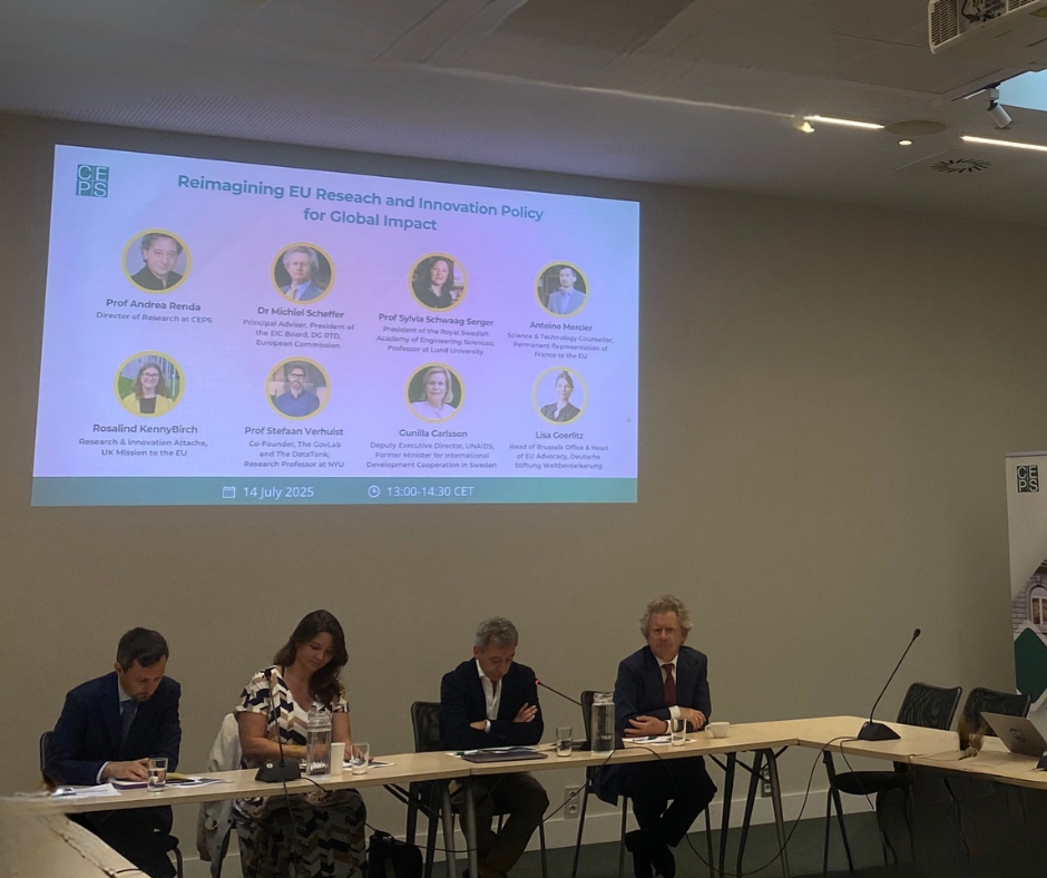 EuChemS's tweet image. 💡Yesterday, #EuChemS joined the @CEPS_thinktank
policy dialogue in Brussels to discuss boosting the EU’s #research and #innovation for global impact.
🔗Read more: euchems.eu/euchems-partic…