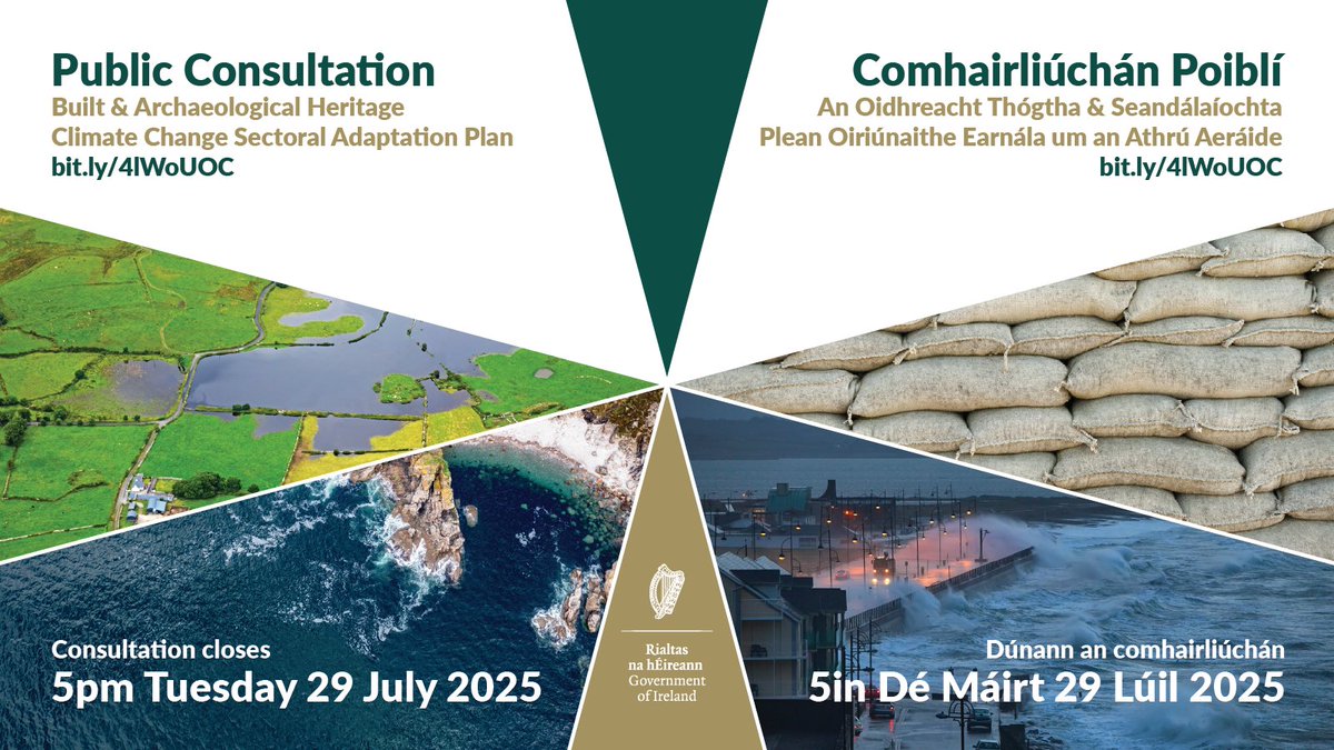 NBHS_Ireland's tweet image. ✨COMHAIRLIÚCHÁN POIBLÍ AR OSCAILT✨
Tá @NationalMons agus @NBHS_Ireland i mbun Plean Oiriúnaithe Earnála maidir le hOidhreacht Thógtha agus Seandálaíochta á ullmhú📷5pm an 29 Iúil 2025.
Sonraí 👉bit.ly/4lWoUOC
@DeptHousingIRL @DeptCEE @COSullivanTD