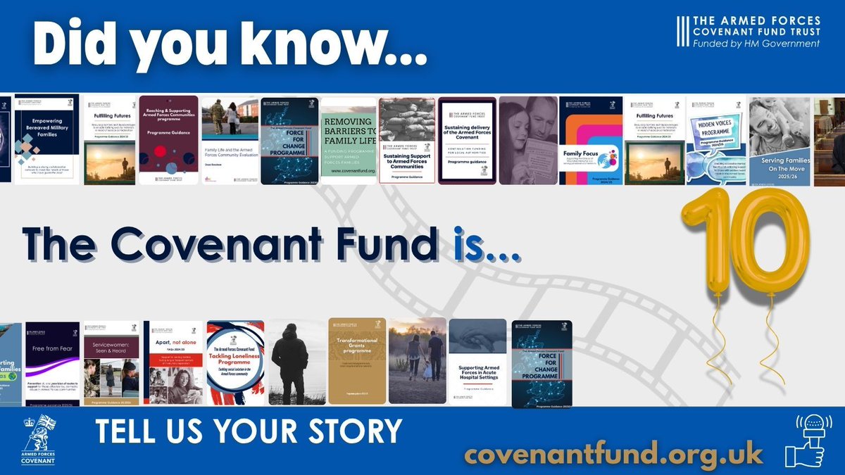 CovenantTrust's tweet image. 🎬 Want your project to star in our film?
We’re creating a short film to celebrate 10 years of the Covenant Fund, and we want you to be part of it!
📣 Get involved today – lets celebrate this milestone together!
👉 👉 buff.ly/JAlyiNQ
#CovenantFund10