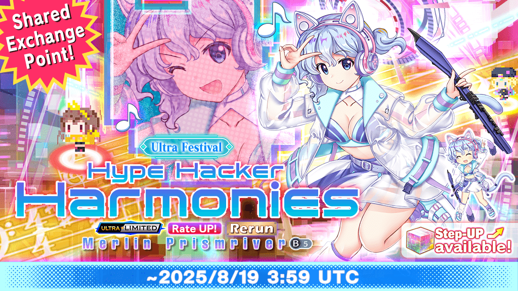 touhouLW_Global's tweet image. Hi friends,
Merlin (B5) is here!
Hype Hacker Harmonies Ultra Festival Prayer has begun!
Exchange points are shared with Yatsuhashi (B3) and Kokoro (B3).💞
#touhouLW