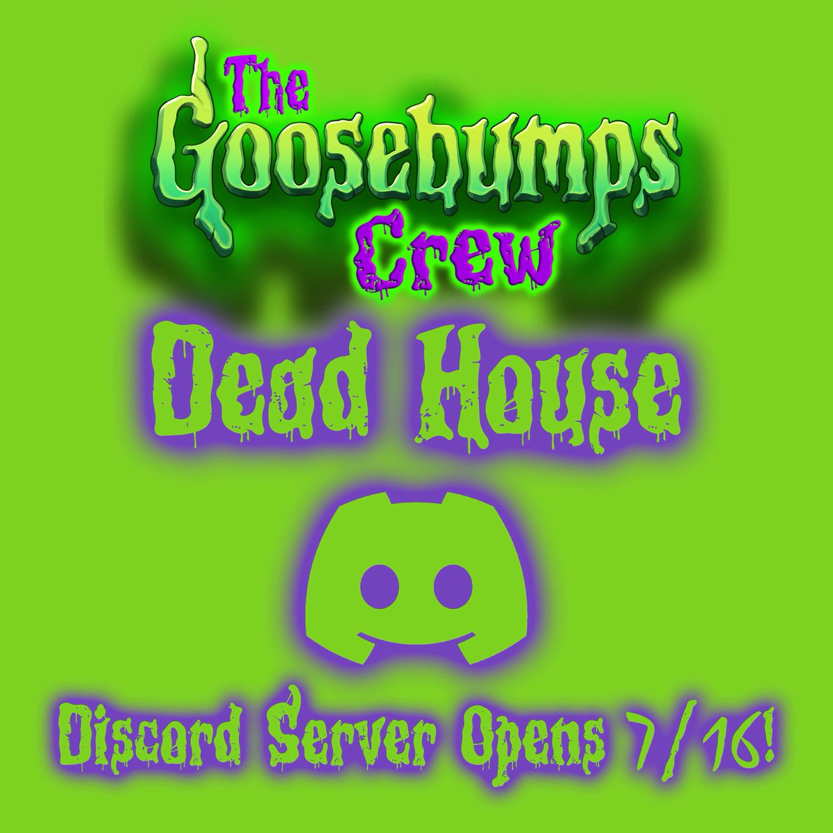 GBCrewPodcast's tweet image. WE’RE OPENING A DISCORD SERVER!!! For those of our Crew Members who want to get together and talk some goosebumps, or talk with yours truly, The Goosebumps Crew, the Dead House Discord Server is the place to go!
Talk with members of the crew and other dedicated Goosebumps fans,…
