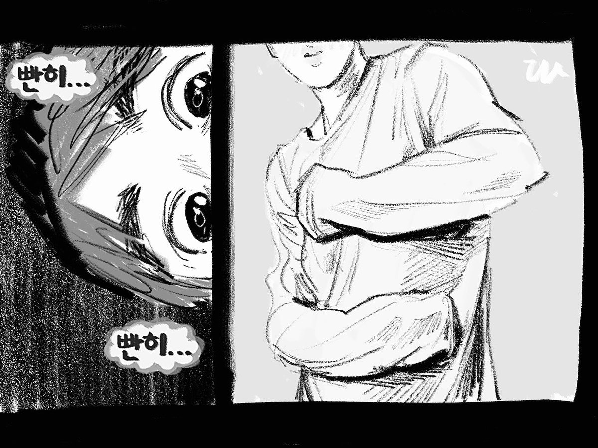 5d8y1e3's tweet image. 250715 .... KM... 낙서..