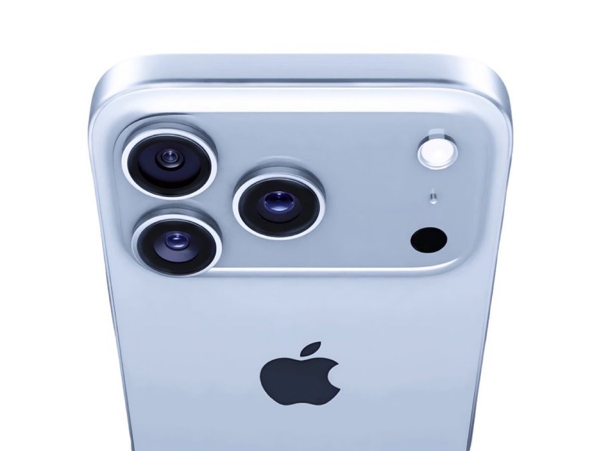 لون Sky Blue لجهاز iPhone 17 Pro 📱قريباً