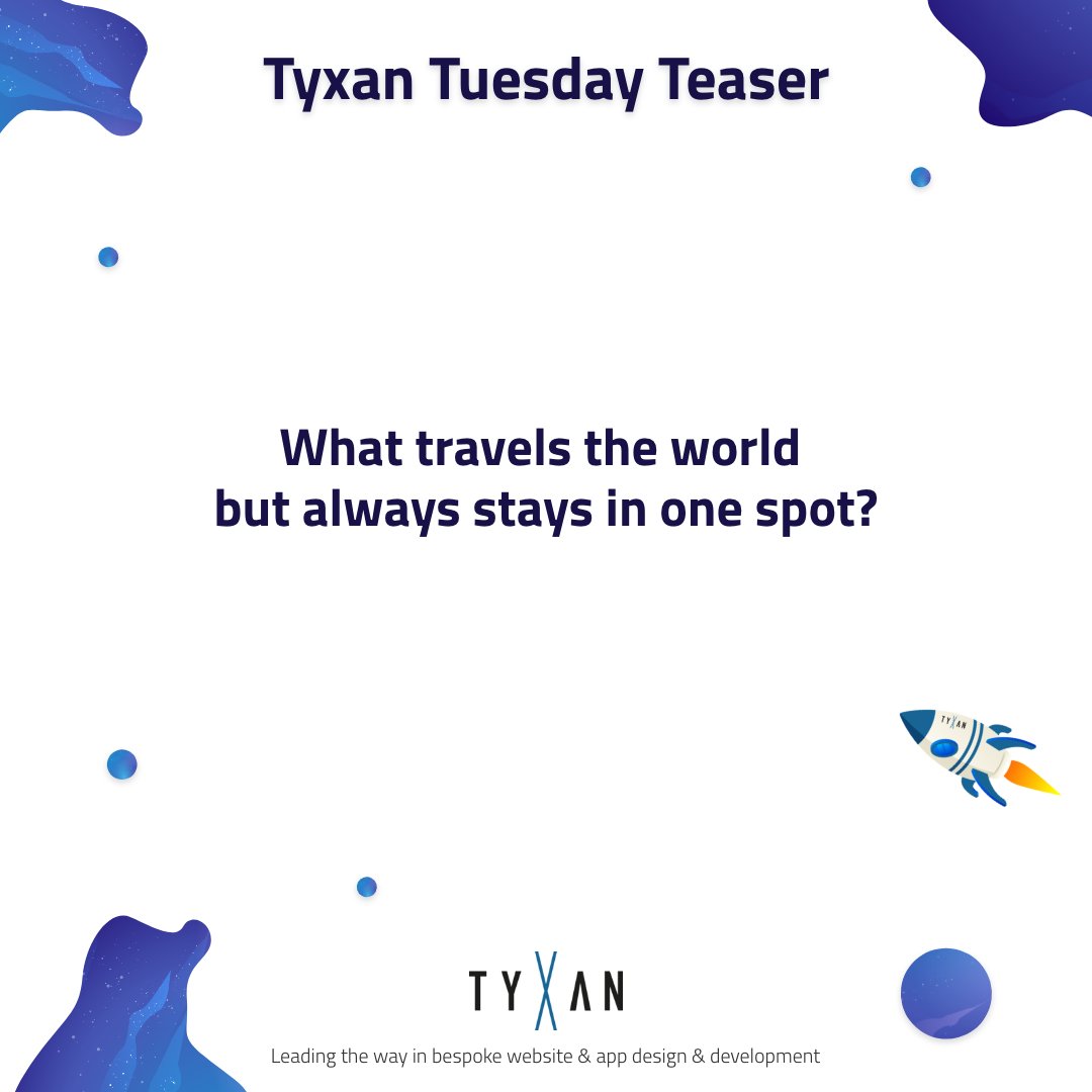 TyxanLtd's tweet image. 🌍 Tyxan Tuesday Teaser 🌍

Can you crack this week’s riddle?

🧠 Drop your guesses in the comments!

#TyxanTuesdayTeaser #WebDevFun #BrainTeaser #RiddleMeThis #EngageYourMind #TechTeamBreak #TeamTyxan #DigitalCreatives