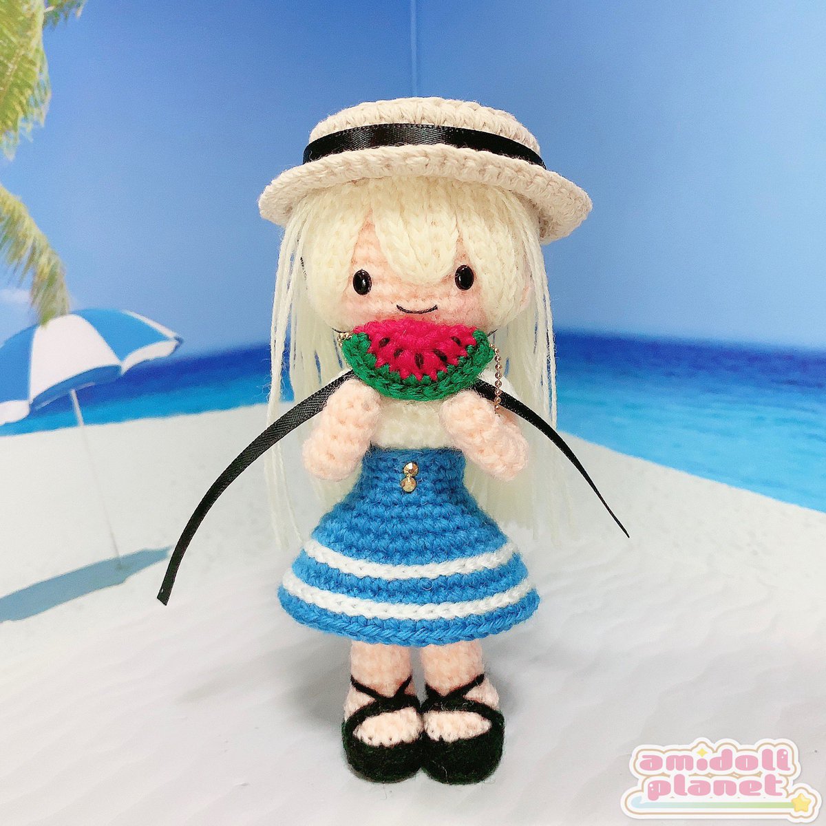 amidoll_planet2's tweet image. 【今日のあみぐるみ】
過去に作ったあみぐるみを毎日一人ずつご紹介♪
今日はスイカ🍉のポシェットが可愛い真夏のお嬢様です❤️
🧶あみぐるみオーダーメイドについて🧶
ameblo.jp/amidoll-planet…
#amidollplanet #あみプラ #あみぐるみ
