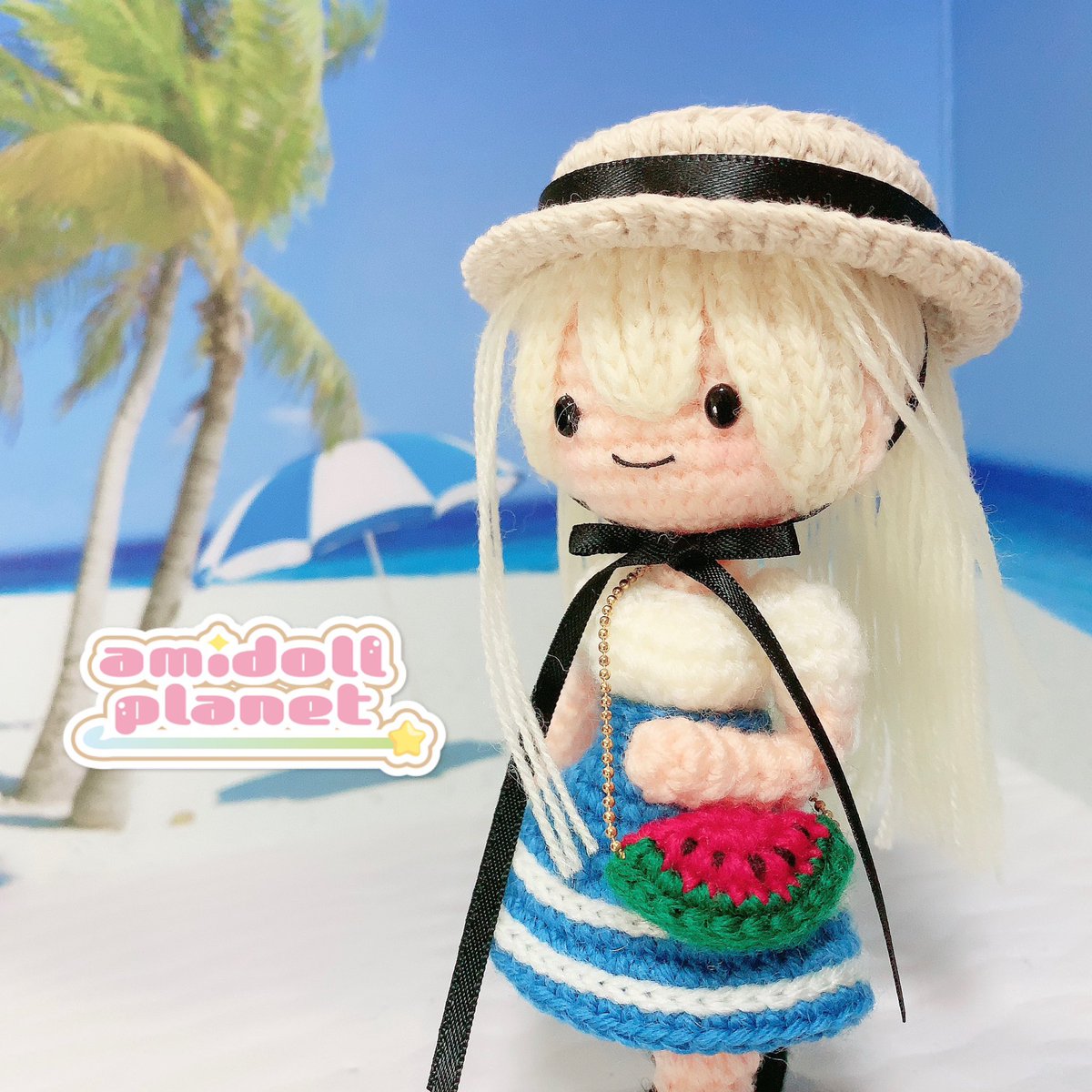amidoll_planet2's tweet image. 【今日のあみぐるみ】
過去に作ったあみぐるみを毎日一人ずつご紹介♪
今日はスイカ🍉のポシェットが可愛い真夏のお嬢様です❤️
🧶あみぐるみオーダーメイドについて🧶
ameblo.jp/amidoll-planet…
#amidollplanet #あみプラ #あみぐるみ