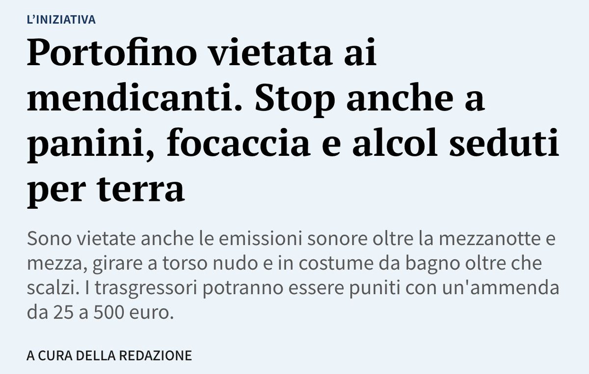 StefanoLamp's tweet image. Buscaglione cantava "I found my love in Portofino". Il barbun in @scarpdetenis dell'Enzo invece diceva: "che anca mi, mi gu avü il mio grande amore, roba minima, s'intend, roba de barbun". E ora invece: senza dimora, mendicanti, mangiatori di panini seduti per terra, alla larga.