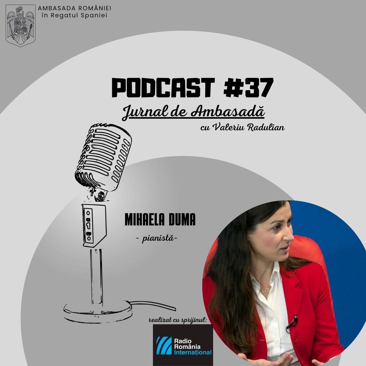 🎶 Muzica Mihaelei Duma face ca România și Spania să vibreze pe aceeași frecvență. Descoperiți armonia creată între două culturi în episodul 37 al podcastului Ambasadei. 🎙️ 👉 on.soundcloud.com/U1WuC5jl7cFbql…