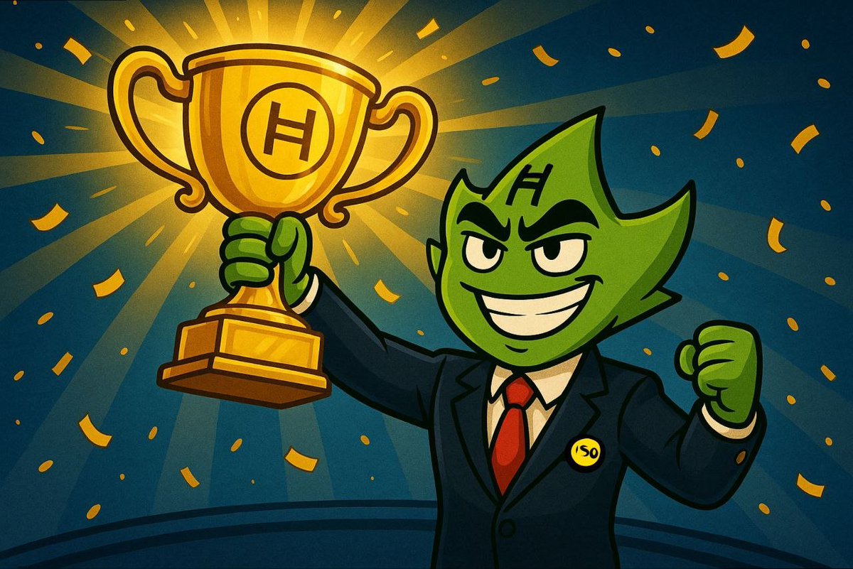 🚨 Newsflash: If you're building on Hedera, you're already winning.

Not maybe. Not someday.

Right. Now. 🏆⚡️

We’ve got:
✅ Real-time finality
✅ Carbon negativity
✅ Unbreakable stability (0 downtime)
✅ Council-backed security

And $IVY? Already flexin’ with the trophy.

Join