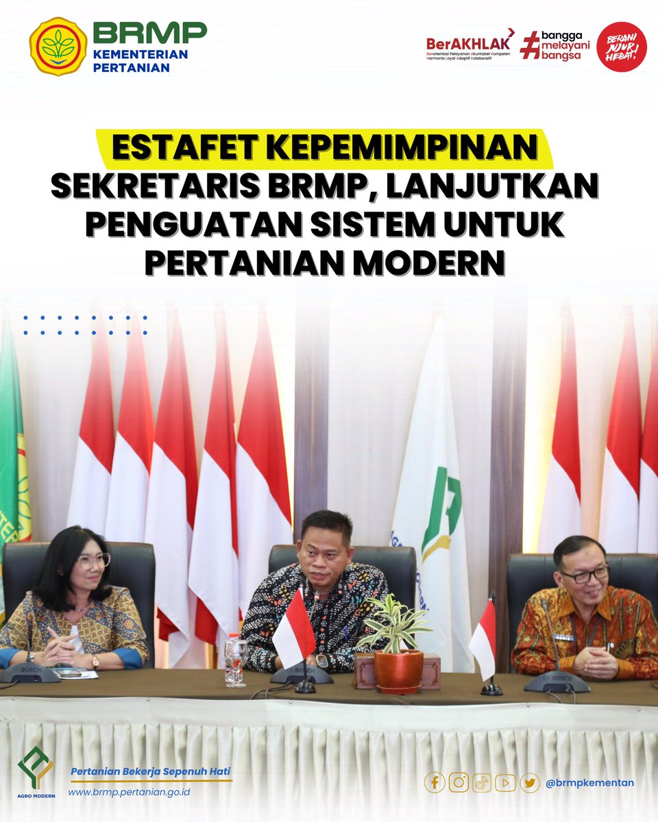 brmpkementan's tweet image. Estafet kepemimpinan Sekretaris BRMP menjadi bagian dari kesinambungan penguatan sistem kerja kelembagaan. Sekretariat memegang peran penting dalam menjaga koordinasi, ketertiban administrasi, dan peningkatan layanan internal.

Dr. Haris Syahbuddin telah mengawal transformasi