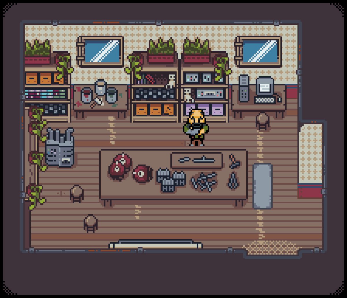 partnano's tweet image. Good creative spaces are important.

#pixelart #ドット絵 #art #gamedev