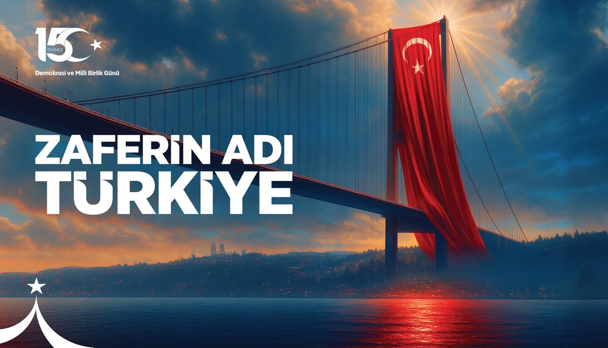 15 Temmuz’da, vatanımıza kasteden hain darbe girişimine karşı canı pahasına direnen aziz şehitlerimizi rahmetle anıyor, kahraman gazilerimize minnet ve şükranlarımızı sunuyoruz.

Bu destanı yazan yüce Türk milletinin 15 Temmuz Demokrasi ve Milli Birlik Günü’nü kutluyoruz.