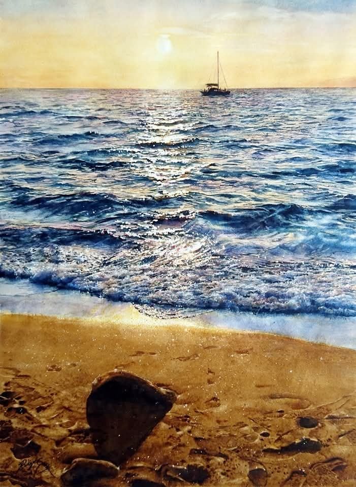 Sulu boya (watercolor), Rukiye Garip
76 cm × 56 cm (30 in x 22 in)
