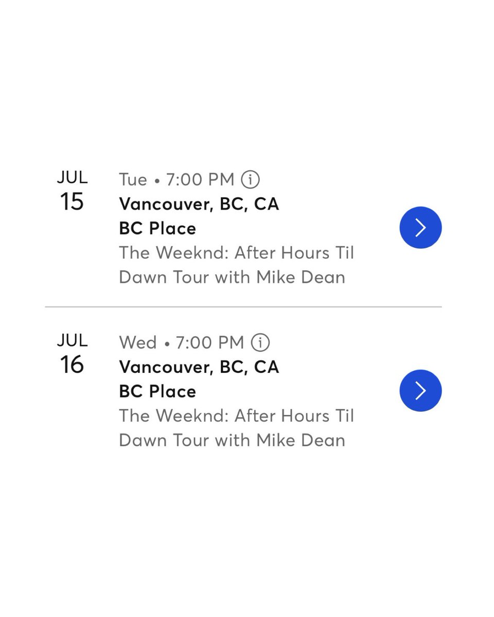 AHDawnTour's tweet image. Playboi Carti will NOT be joining The Weeknd on the Vancouver shows of the #AfterHoursTilDawnTour.
Ticketmaster changed the name of the Vancouver shows to ‘The After Hours Til Dawn Tour with Mike Dean’. As of now all other Canada shows still show Carti as part of the event.