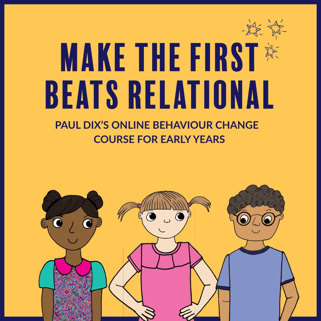 Use our online Behaviour Change for Early Years Course to establish our Strong on Boundaries, Big on Heart approach in the first beats of learning. Sign up now for a September start. Find out more here: whentheadultschange.com/early-years or email Lucy@whentheadultschange.com #EduTwitter