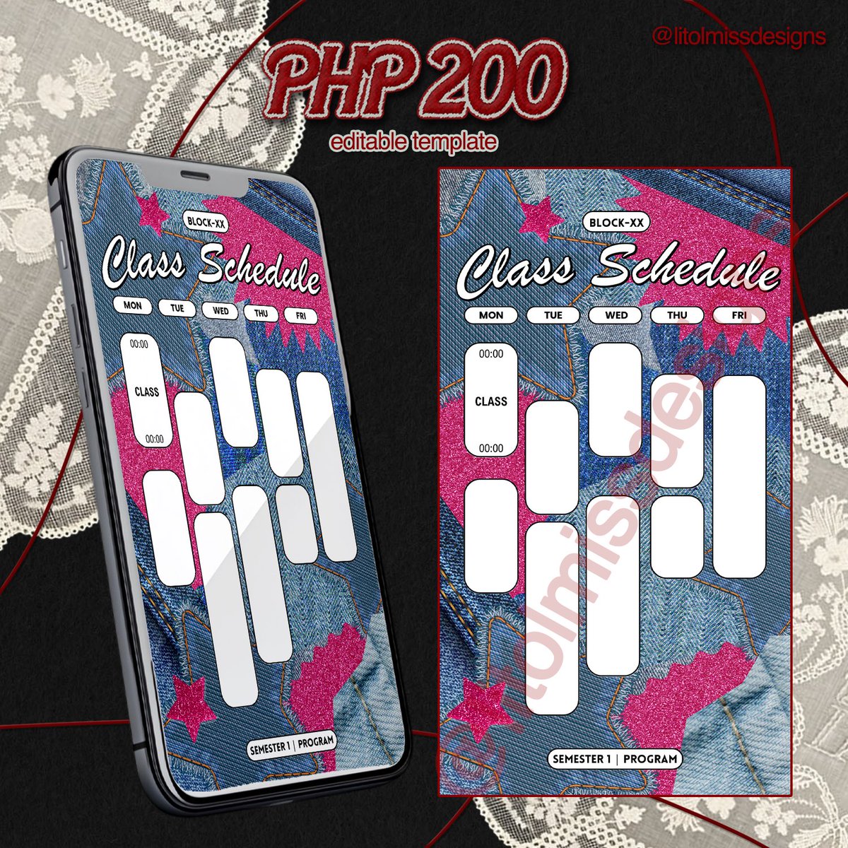 litolmissdesign's tweet image. ✨ Want something more personal?
Customized designs available for ₱250–₱300!

📩 Message me to order!

#graphicdesign #artph #classschedule

(2/4)