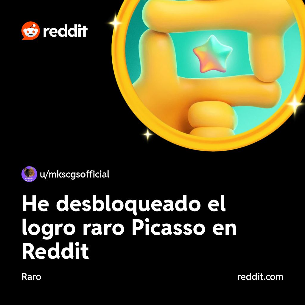 He desbloqueado el logro raro Picasso en Reddit