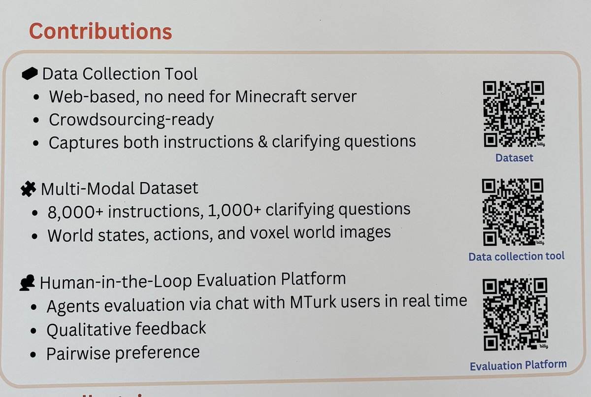 NegarEmpr's tweet image. Our NeurIPS IGLU Competition wrap-up is now a resource paper at #SIGIR2025! If you're into interactive agents and grounded language understanding, come visit Poster 96 today @SIGIRConf and learn more about the IGLU task!
👉 arxiv.org/abs/2407.08898