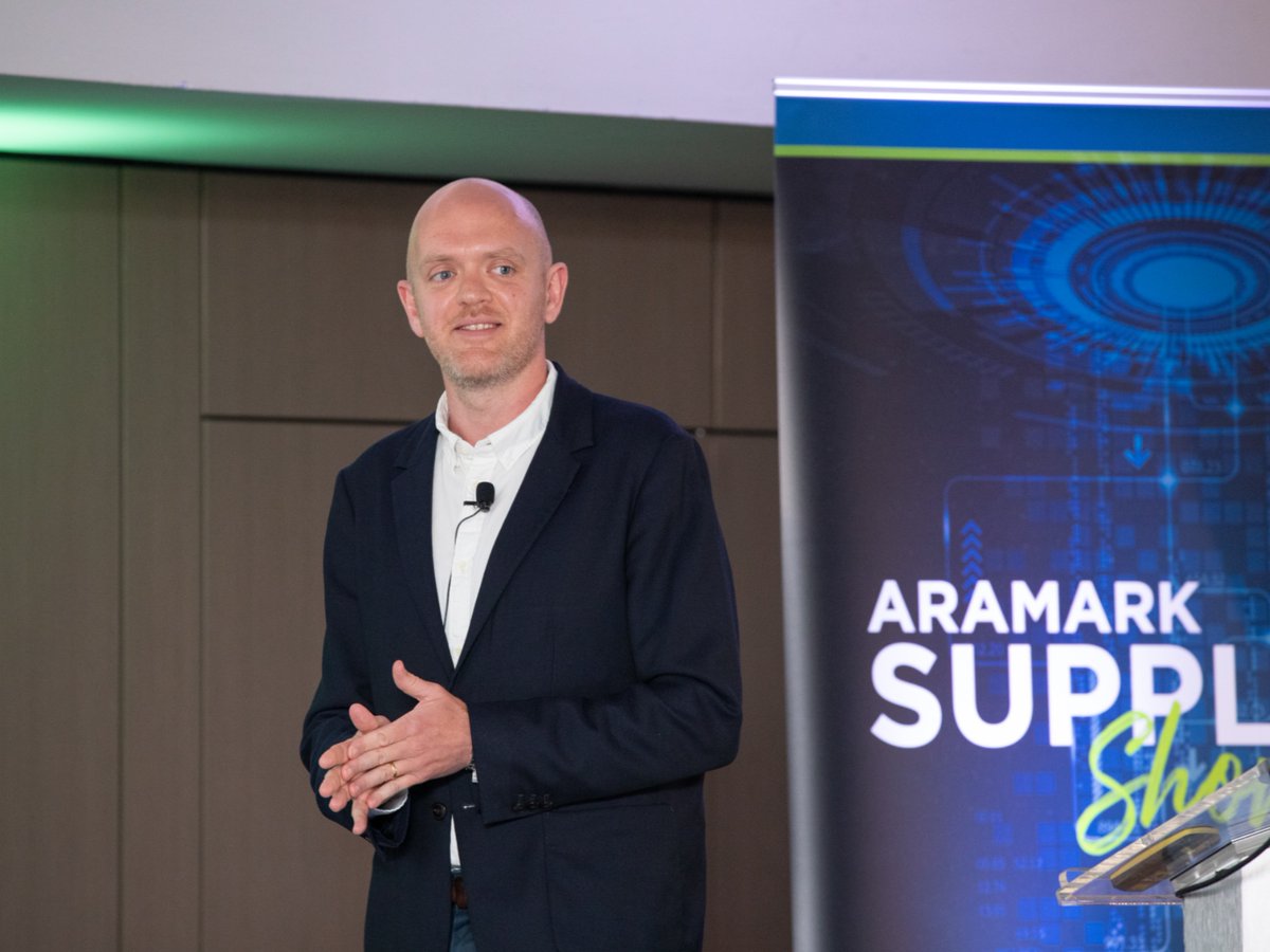 Throwback to sharing Scrappy at the Aramark Ireland Supplier Showcase, our newest food waste innovation! 🚀

Proud to stand alongside 50 brilliant Irish SMEs working toward a more sustainable hospitality future 🌍💚

 #Scrappy #Aramark #FoodWaste #Innovation