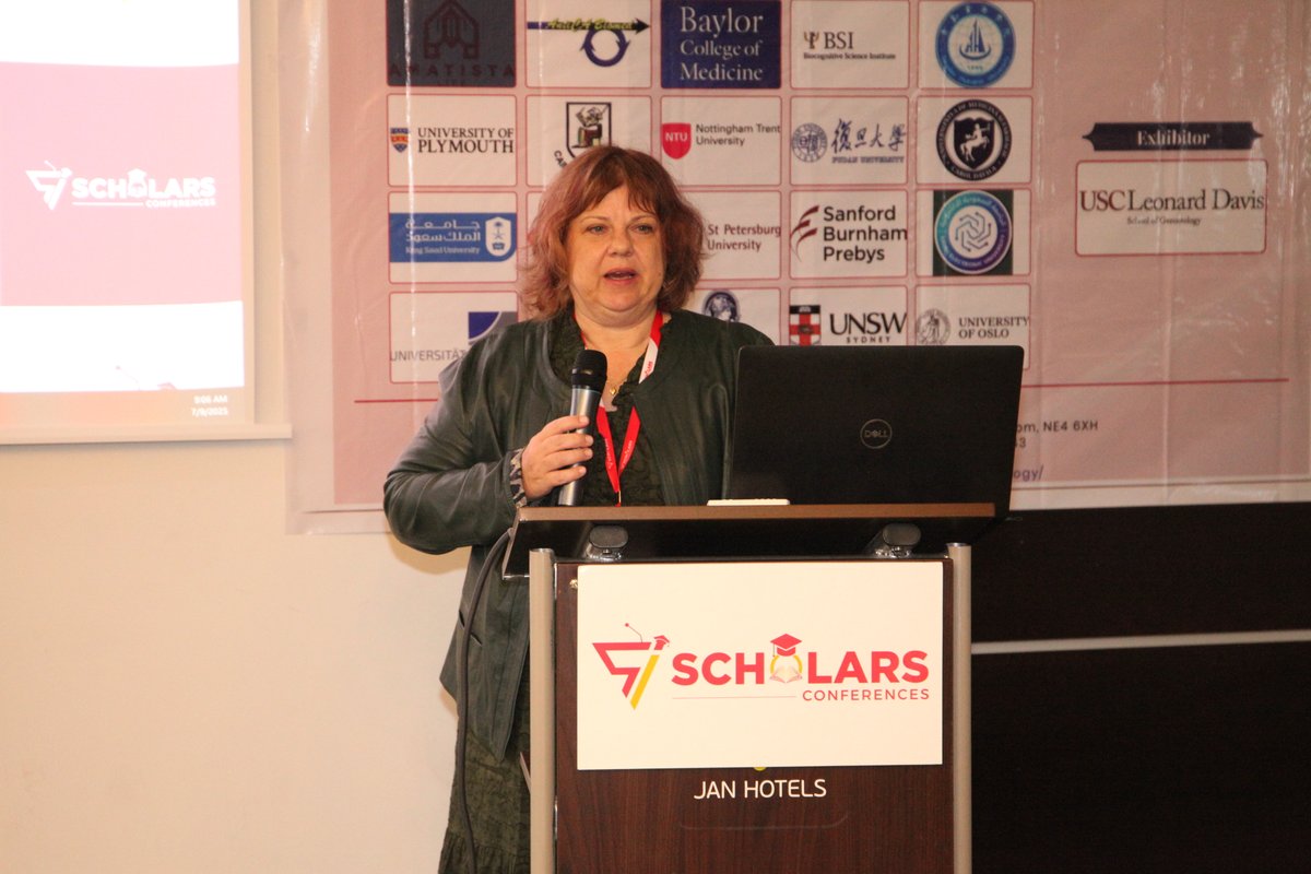 ConferenceAging's tweet image. Honored to host Dr. Malgorzata M. Brzozowska (UNSW, Australia) as Keynote Speaker &amp;amp; Session Chair at #WCFA2025! 🎤

Her talk on Cognitive Improvement post-Cushing&apos;s Syndrome sparked vital discussions on brain health &amp;amp; aging. 🧠

📸 Glimpses from July 9th 👇
@ScholarsConfer1