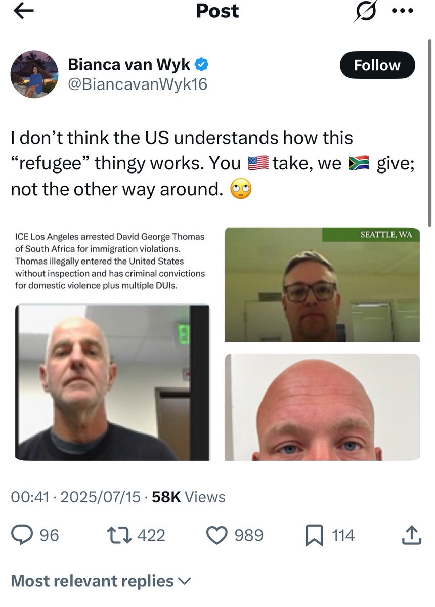 There has been a very serious accusation been made, which is gaining traction on social media, that the US have been accepting alleged criminals from South Africa as part of the “refugee” program. <a href="/amerikaners2025/">Amerikaners.com</a> <a href="/statedeptspox/">U.S. Department of State Spokesperson</a> @katiabeeden