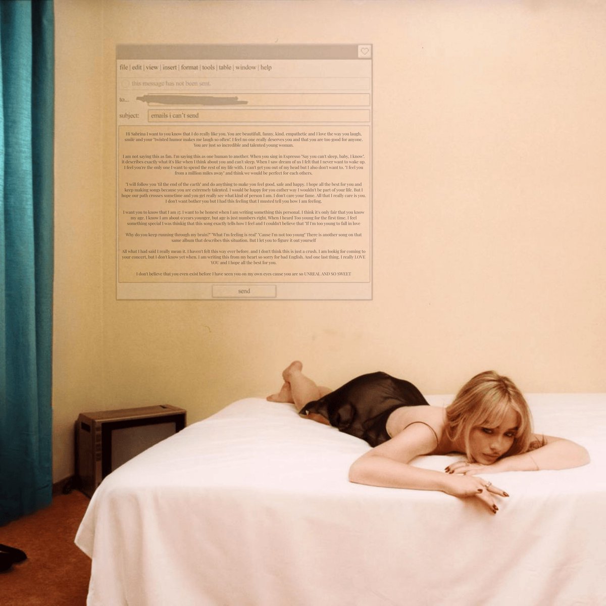 Sandels loves Sabrina ⋆˙⟡♡ tweet media