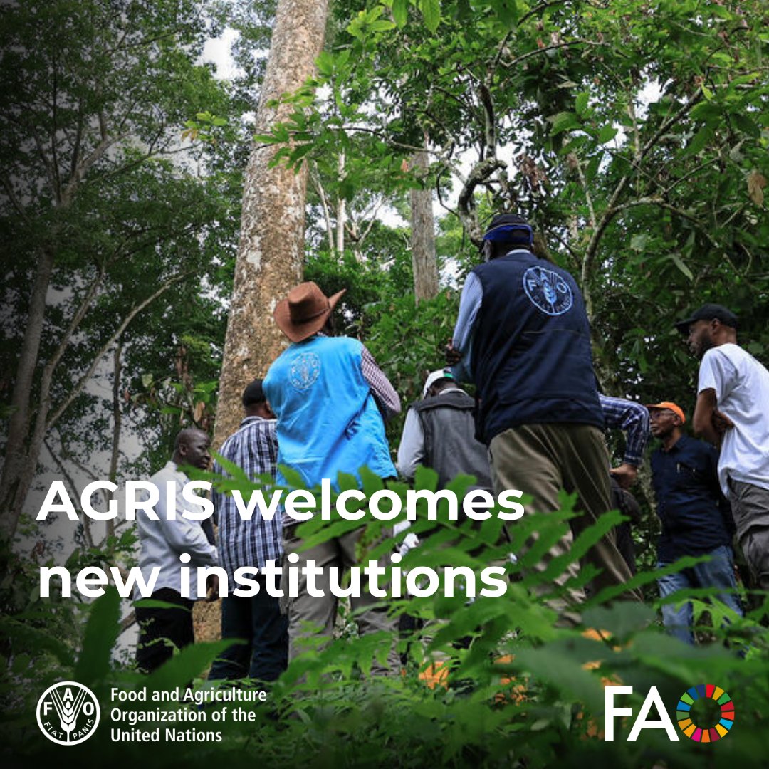 FAOAIMS's tweet image. 🌍 Welcome to our 13 new data providers, now part of the #AGRIS Network:
These institutions represent:
🇪🇬 Egypt
🇰🇪 Kenya
🇷🇺 Russia (x3)
🇮🇷 Iran
🇬🇪 Georgia (x3)
🇮🇶 Iraq (x3)
🇰🇿 Kazakhstan
🌱Discover more:
fao.org/agris/news/agr…
