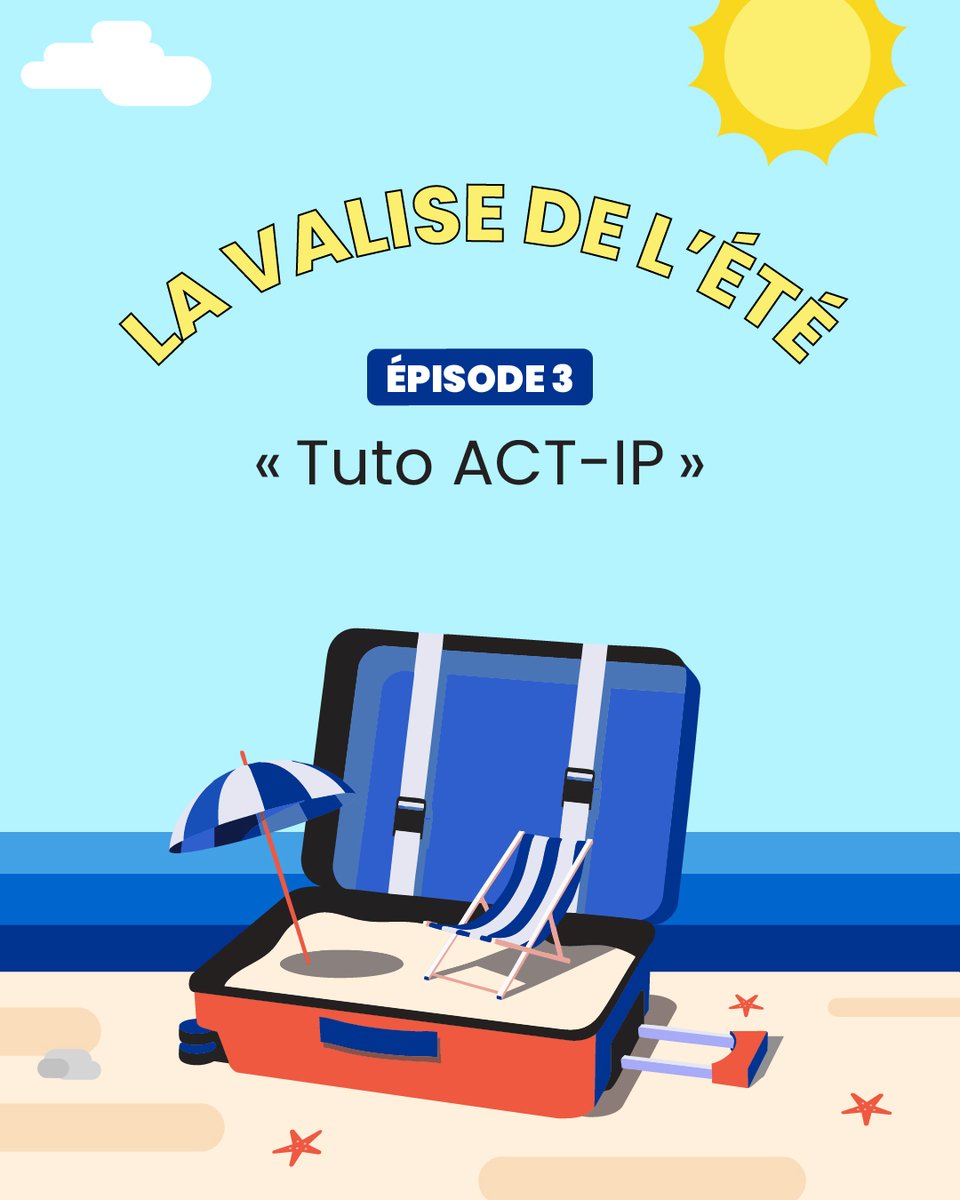 🧳 La valise de l’été - Épisode 3

Cette semaine, dans notre série estivale, on vous glisse une playlist 100 % pratique :
➡️ Tutoriels ACT-IP : coder, tracer et valoriser vos interventions pharmaceutiques