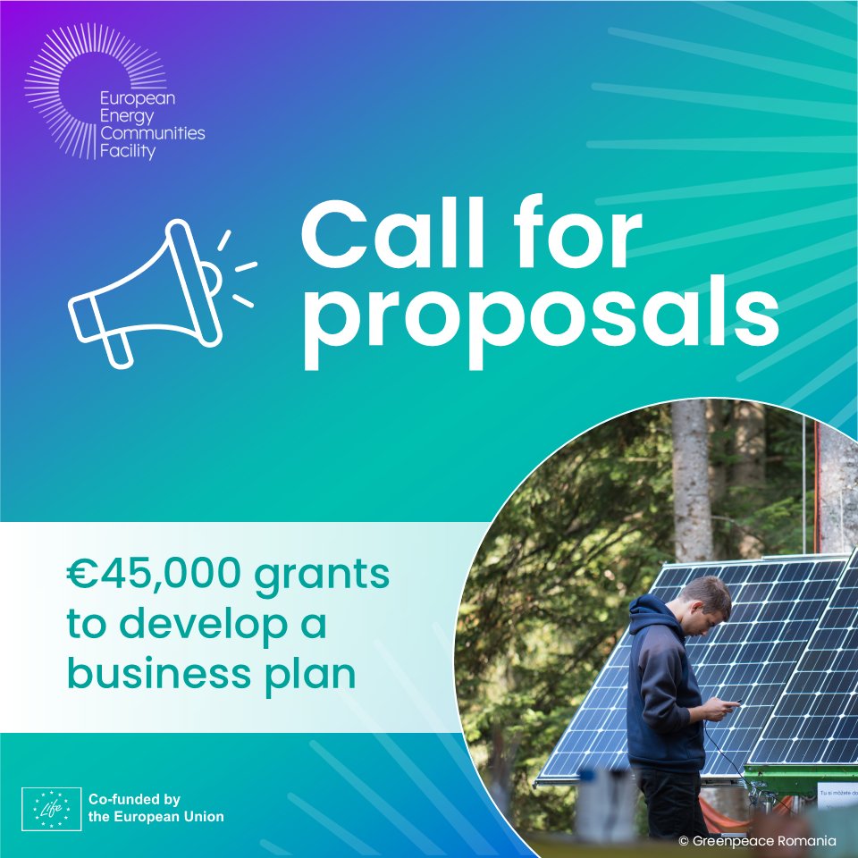 South East Energy Agency (@seenergyagency) on Twitter photo 🚨 €45,000 grants available for energy communities.
Apply by Sept 30 for funding + expert support to build your project.
👉 southeastenergy.ie/eu-projects/en…
📧 ireland@energycommunitiesfacility.eu
#ENERCOMFacility
<a href="/Fedarene/">FEDARENE</a> <a href="/energycities/">Energy Cities</a>
<a href="/GNEFinance/">GNE Finance</a>
<a href="/EcorysEsp/">Ecorys España</a>
<a href="/RicardoGroupPlc/">Ricardo plc</a> 🚨 €45,000 grants available for energy communities.
Apply by Sept 30 for funding + expert support to build your project.
👉 southeastenergy.ie/eu-projects/en…
📧 ireland@energycommunitiesfacility.eu
#ENERCOMFacility
<a href="/Fedarene/">FEDARENE</a> <a href="/energycities/">Energy Cities</a>
<a href="/GNEFinance/">GNE Finance</a>
<a href="/EcorysEsp/">Ecorys España</a>
<a href="/RicardoGroupPlc/">Ricardo plc</a>