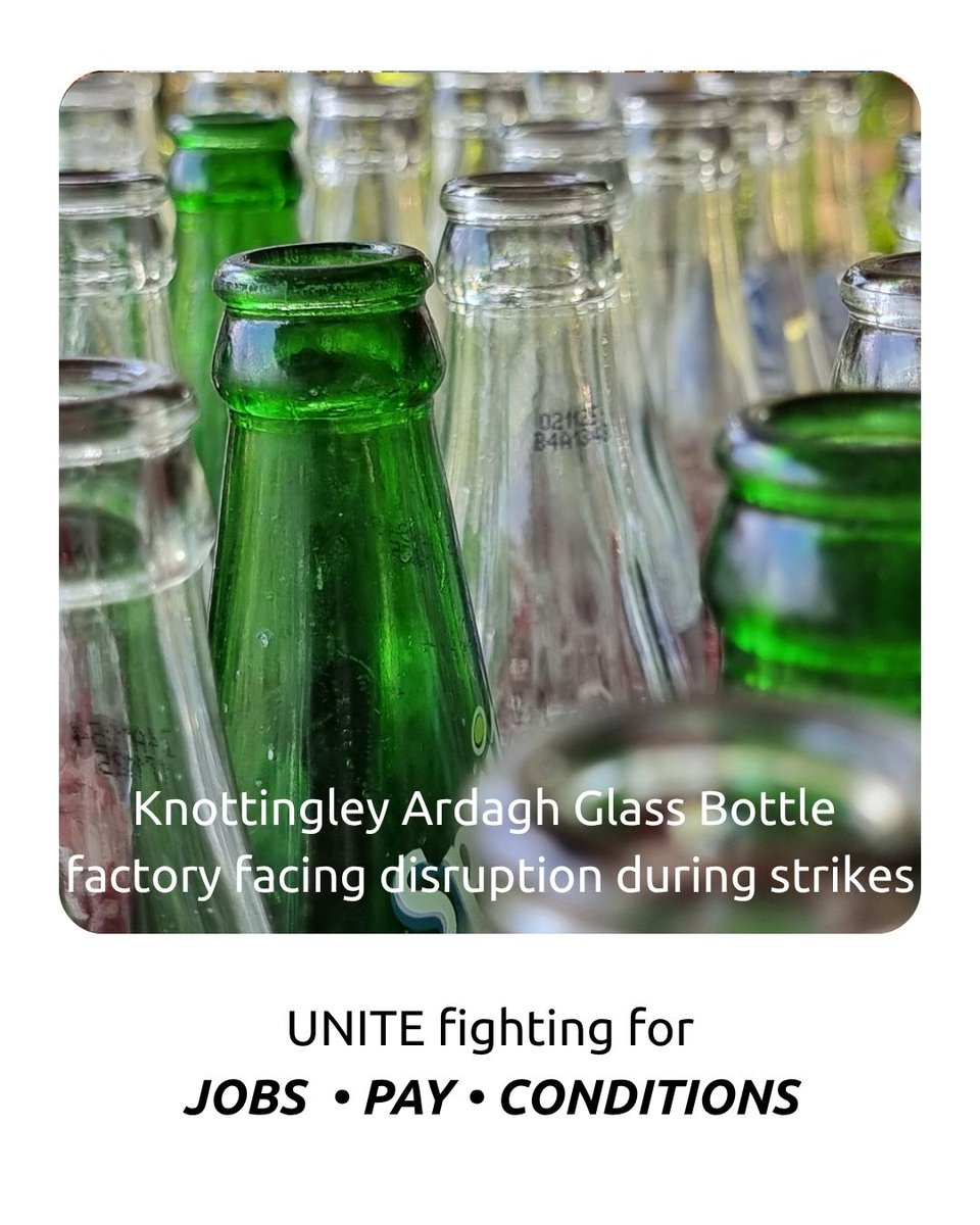 UniteNEYH's tweet image. Forklift drivers employed by Lockwood Haulage walkout over disgraceful union busting
Unite officer Phil Boyes: “The disruption that will be caused to Ardagh Glass is entirely the fault of Lockwood Haulage’s disgraceful anti-union behaviour."
Read more: loom.ly/akRaQiM