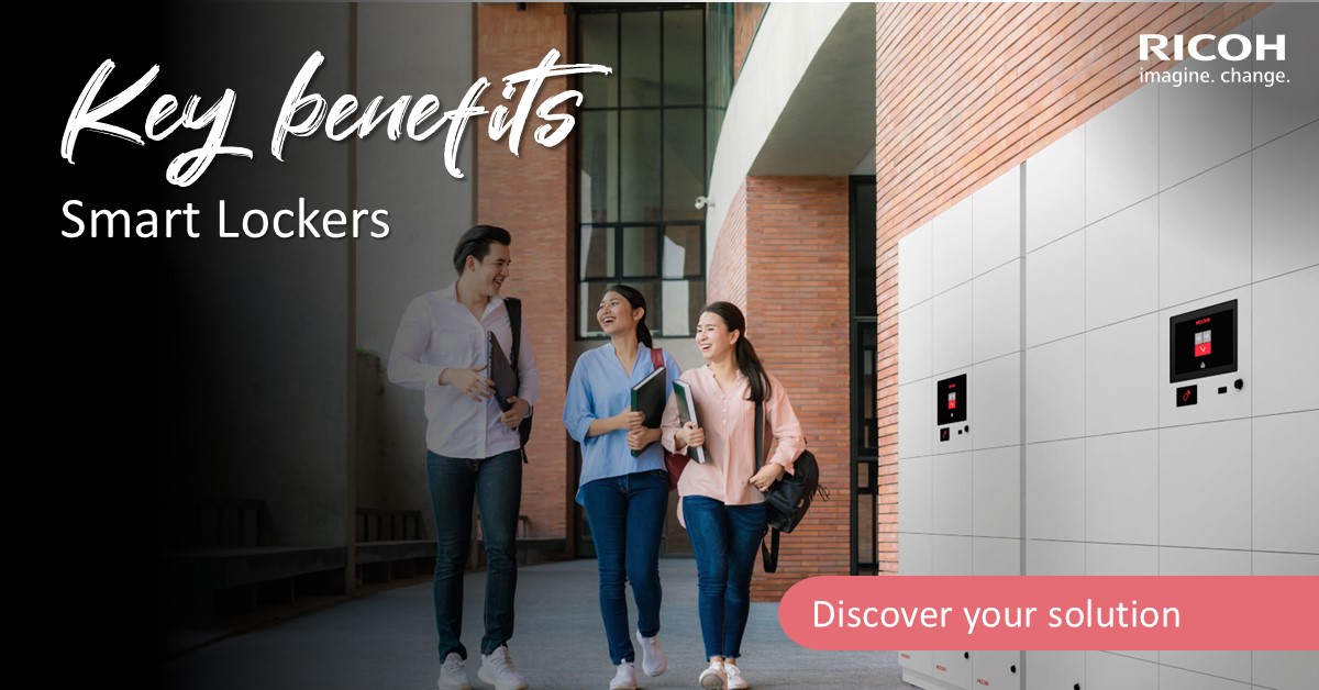 Hybrid work needs flexible, digital solutions.
Ricoh Smart Lockers deliver that.

🔐 Secure collections (only the right person can access)
📍 Track &amp; trace every asset
🕒 24/7 access, fully self-service

Some offices cut IT handout times by 80%.

More 👉 brnw.ch/21wU9ls