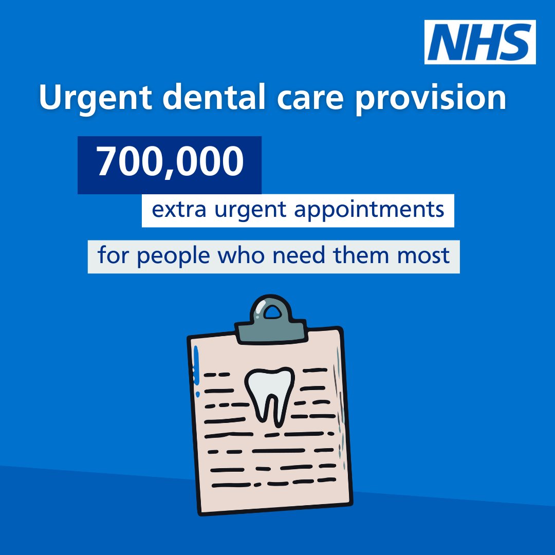PrimaryCareNHS's tweet image. Read the letter NHS England has published that sets out the detail and requirements of ICBs in securing additional urgent dental care during 2025/6: england.nhs.uk/long-read/arra…